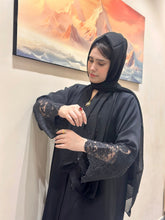 Elegant Patchwork Abaya-105