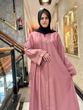 Elegant Stone Work Abaya-103