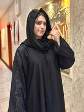 Elegant Stone & Embroidered Abaya-109