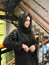 Elegant handmade Beaded Abaya-112