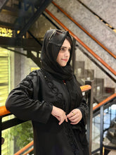 Elegant handmade Beaded Abaya-112