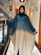 Triple Shaded Abaya Zinc-135