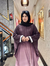 Triple Shaded Abaya Purple-134