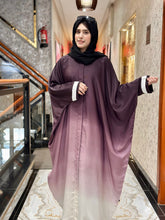 Triple Shaded Abaya Purple-134