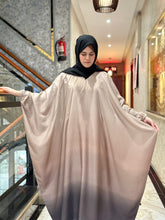 Triple Shaded Front Close Kaftan abaya-133