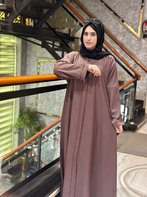 Elegant Embellished Abaya-132