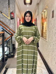 Elegant Panel Abaya-128