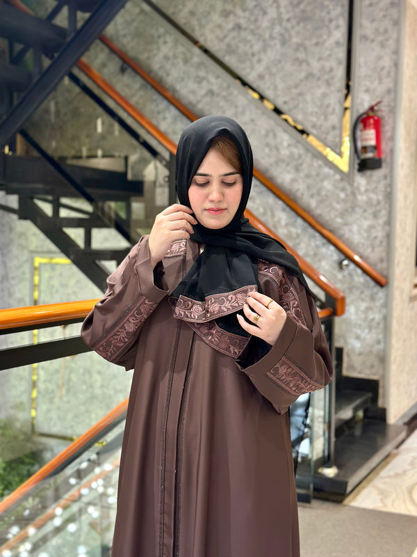 Elegant Embroidered Abaya-110
