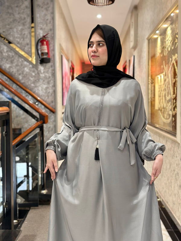 Elegant Panel Abaya-123