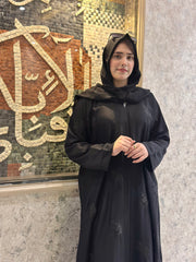 Elegant Bunch Embroidered Abaya-125