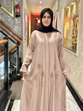 Embroidered Stonework Abaya-126