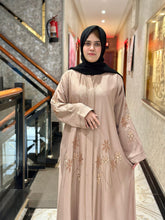 Embroidered Stonework Abaya-126
