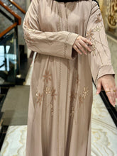 Embroidered Stonework Abaya-126