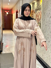 Embroidered Stonework Abaya-126