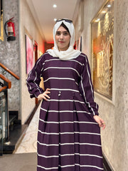 Elegant Panel Abaya-129