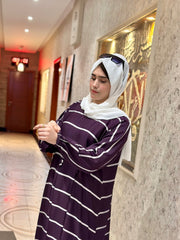 Elegant Panel Abaya-129