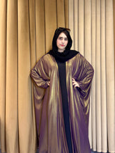 Elegant Shimmer Chiffon abaya 2pc-173