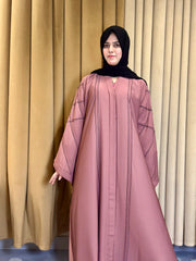 Elegant Stonework Abaya-144