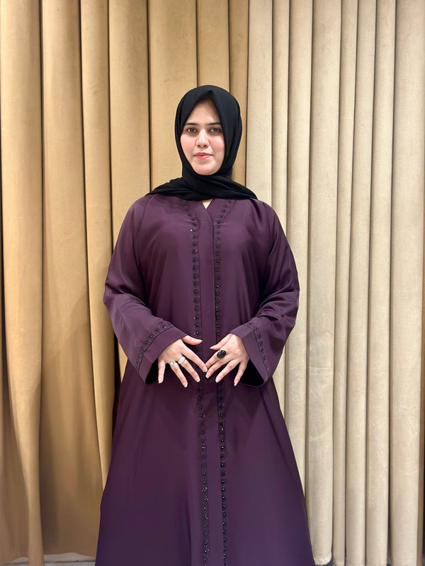 Elegant Embellished Abaya-141