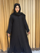Black Sophistication Abaya STONE-162