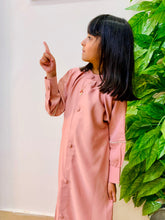 Kids Floral Abaya-192