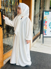 Kids Basic White Abaya-255
