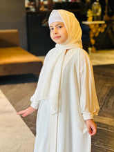 Kids Basic White Abaya-255