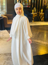 Kids Basic White Abaya-255
