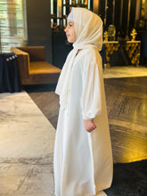 Kids Basic White Abaya-255