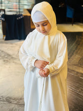 Kids Basic White Abaya-255