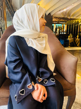 Kids Heart Embriodery Abaya-256