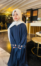 Kids Heart Embriodery Abaya-256