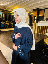 Kids Heart Embriodery Abaya-256