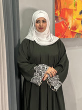 Olive Luxe Embroidered Abaya