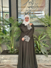 Olive Luxe Embroidered Abaya