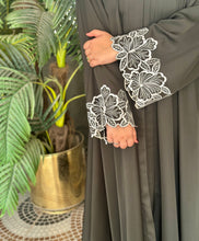 Olive Luxe Embroidered Abaya