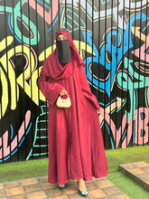 Dania's Decent Maroon Abaya-28