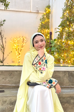 Premium Butter Yellow 2pc Abaya Set