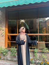 Elegant Coat style Abaya 3pc- 32