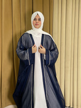 Elegant Shimmer Chiffon abaya 2pc-173