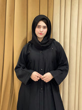Elegant Buttoned Abaya-157