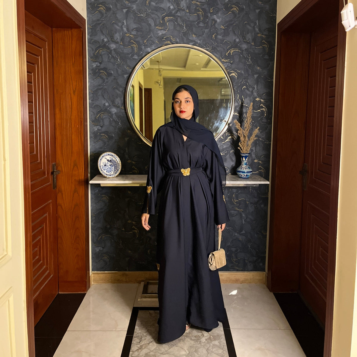 Stylish Belt Abaya