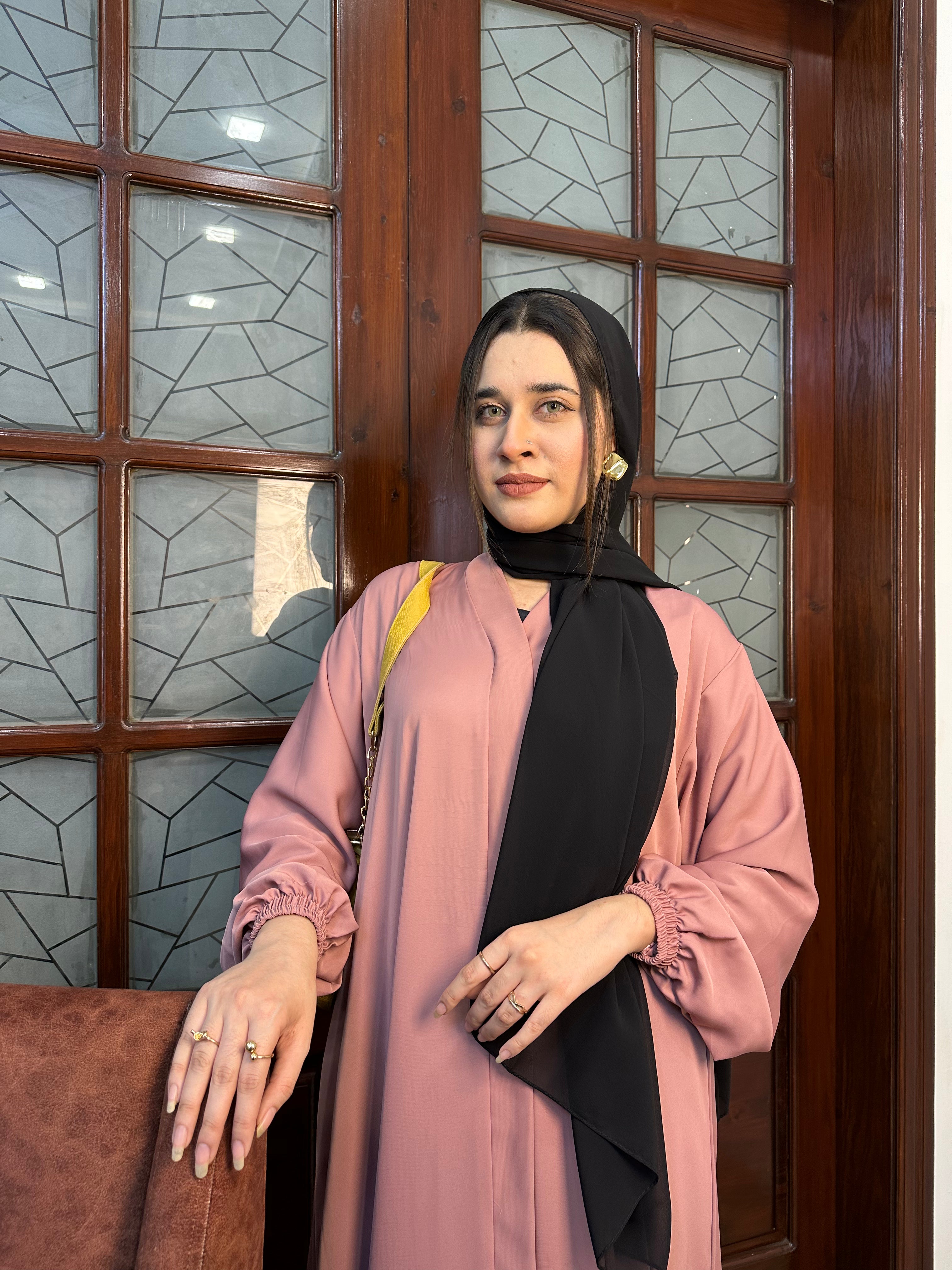 Hina Front Open Abaya.
