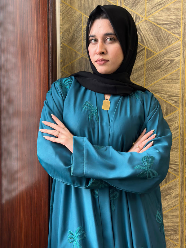 Lina Bow Abaya-76