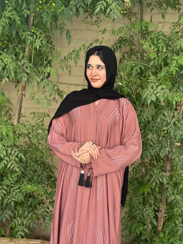 Zehra Embellished Abaya-77