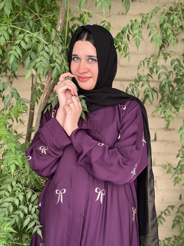 Emira Bow Abaya-78