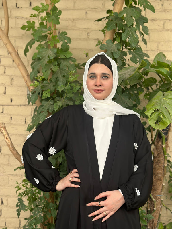 Dania's Floral Abaya 2pc