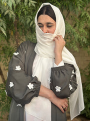 Dania's Floral Abaya 2pc