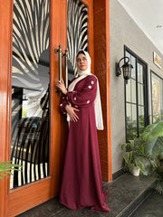 Dania's Floral Abaya 2pc