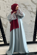 Cloud Blue women Abaya